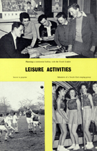 Leisure activities as depicted in a Rowntree publication