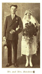 The wedding photo of Mr & Mrs Hutchinson, former workers at the factory